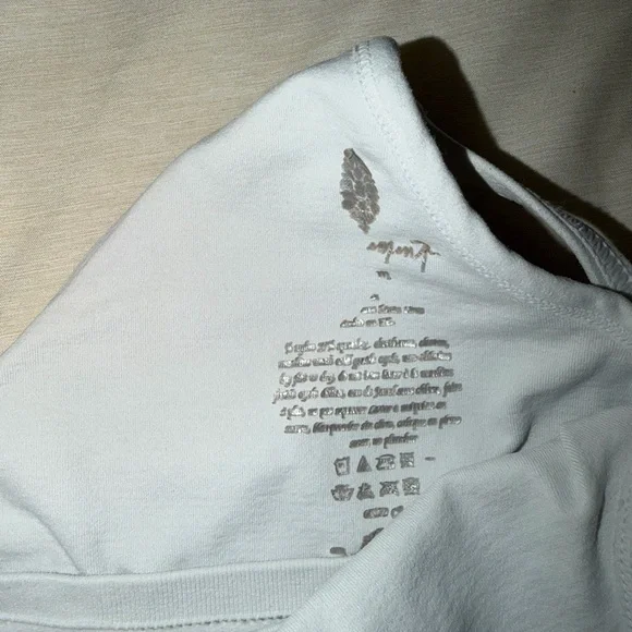 Free People White Ruched Camisole Top - Picture 2 of 3